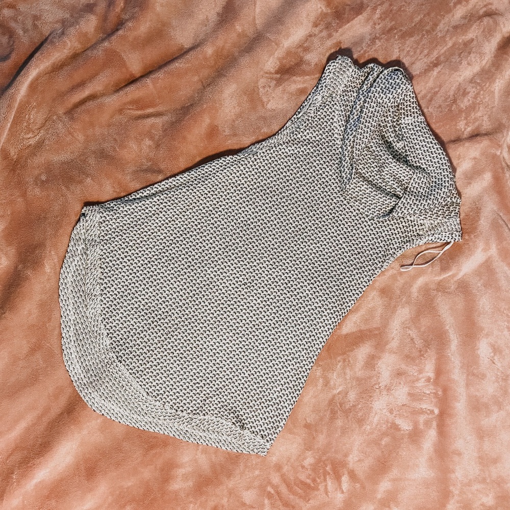 Free people cowl neck knit sleeveless